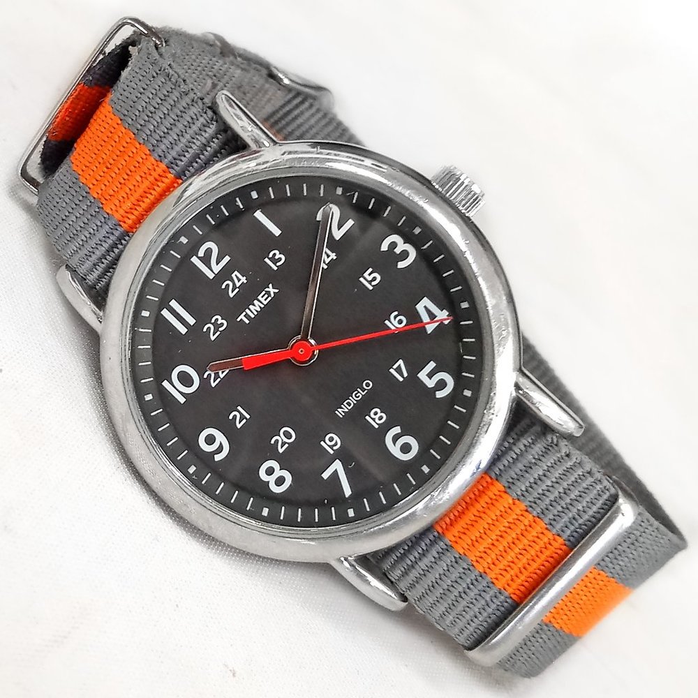 Timex Weekender Indiglo Field Watch 12/24 38mm